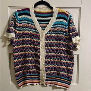 Multicolor Striped Women's Sweater